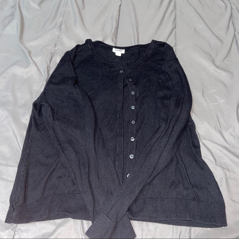 Gray Old Navy Button Down Cardigan